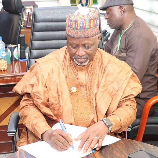 Abubakar Sadiq Zubair at COVERS Signing Ceremony