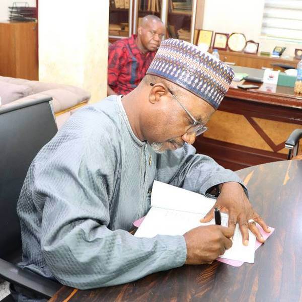 Adisa Ademola Bello at COVERS Signing Ceremony